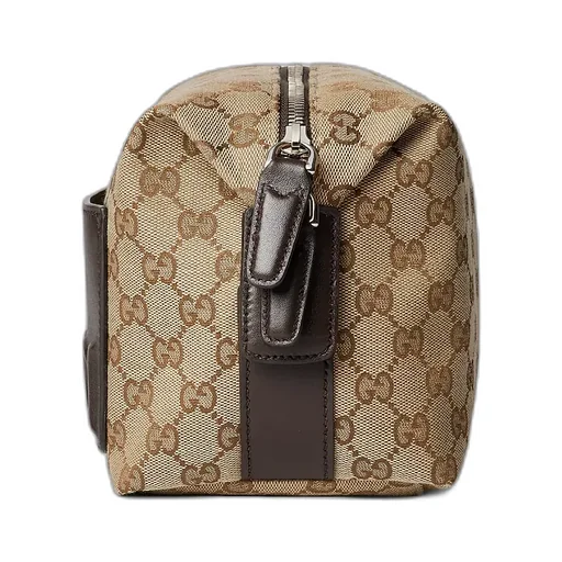 Gg Canvas Small Toiletry Case