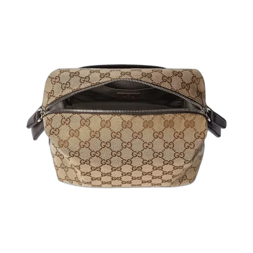 Gg Canvas Small Toiletry Case