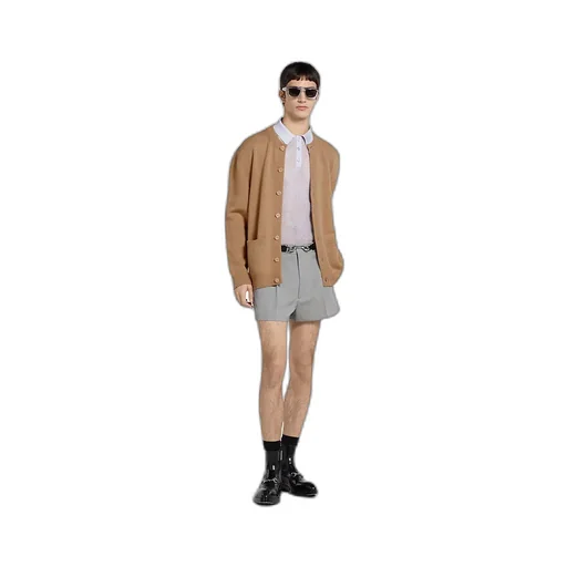Wool Cashmere Knit Cardigan