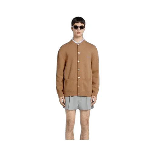 Wool Cashmere Knit Cardigan