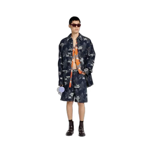 Denim Jacquard Pant