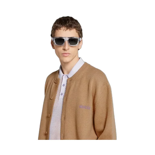Wool Cashmere Knit Cardigan