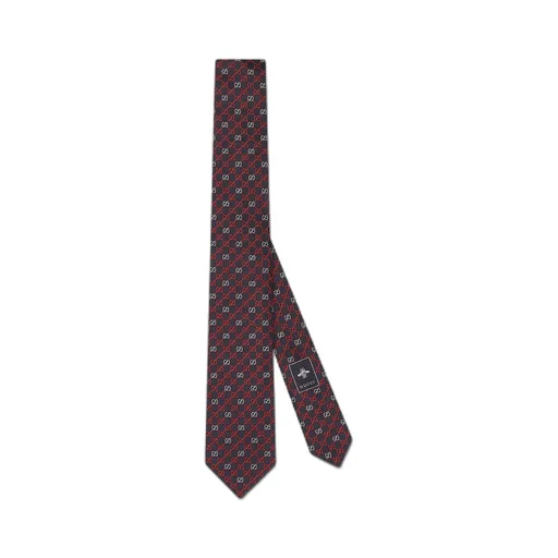 Gg Silk Jacquard Tie