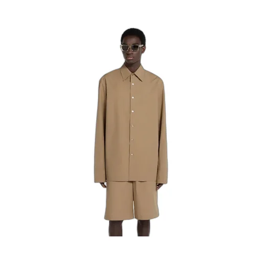 Embossed Cotton Poplin Shirt