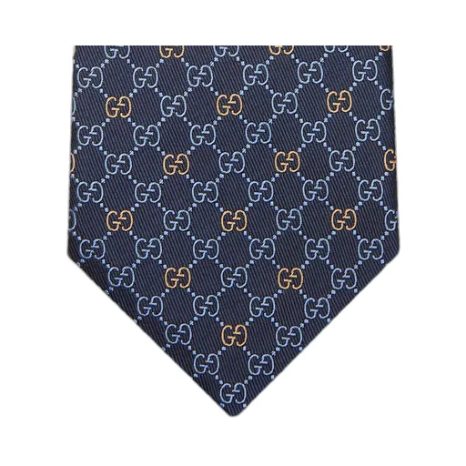 Gg Silk Jacquard Tie