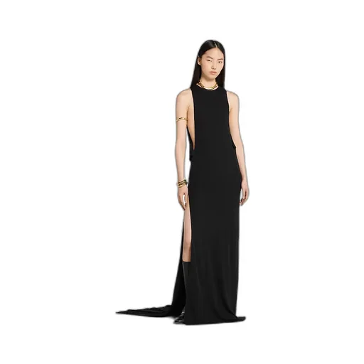 Jersey CrÊPe Fabric Evening Dress