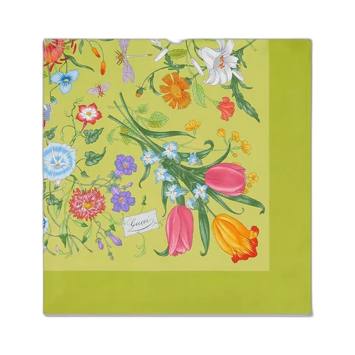 Printed Silk Twill Carré
