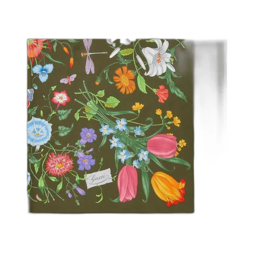 Printed Silk Twill Carré
