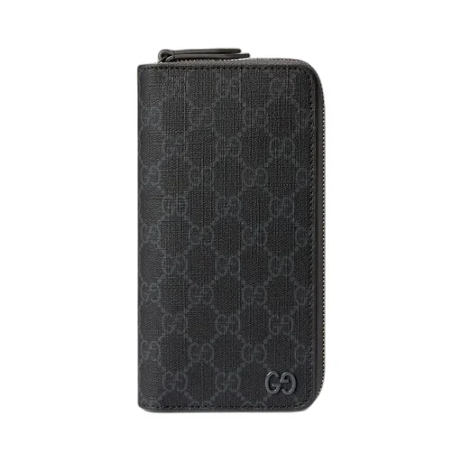 Bi-Colour Zip Around Wallet