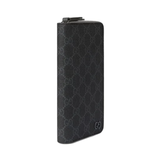 Bi-Colour Zip Around Wallet