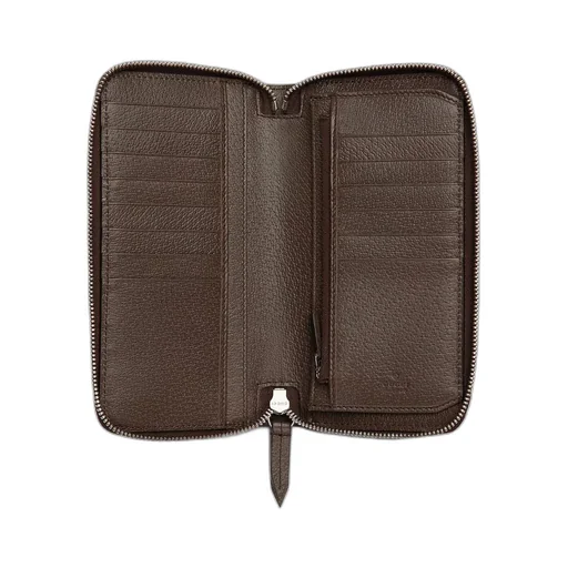 Bi-Colour Zip Around Wallet
