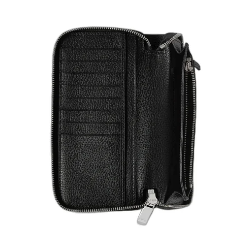 Zip Around Wallet With Gucci Script