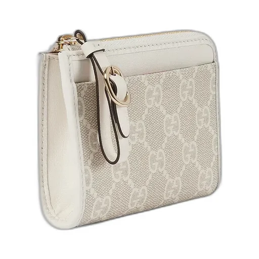 Gg Emblem Zip Card Case