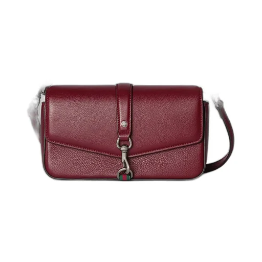 Small Crossbody Bag With Hook Closure