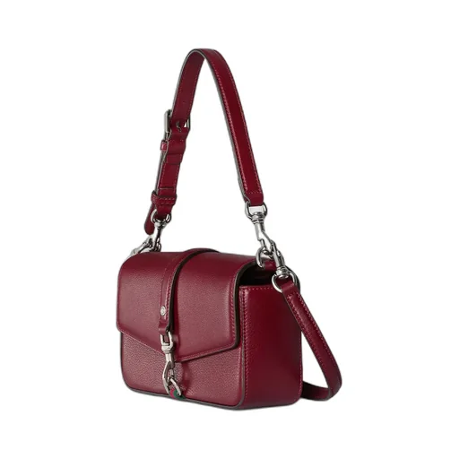 Small Crossbody Bag With Hook Closure