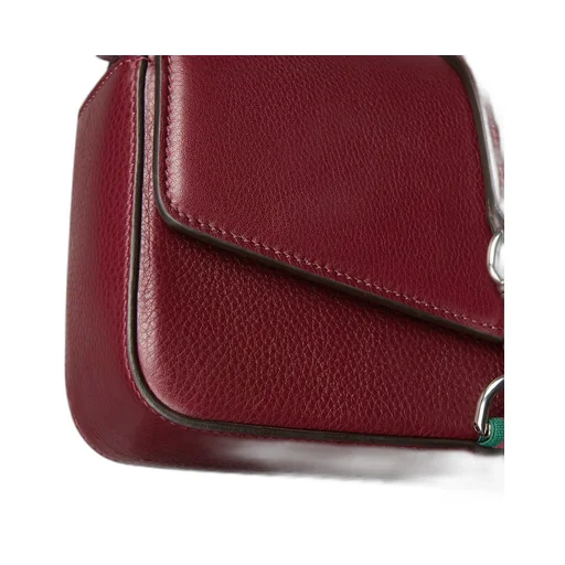 Small Crossbody Bag With Hook Closure