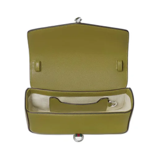 Small Crossbody Bag With Hook Closure