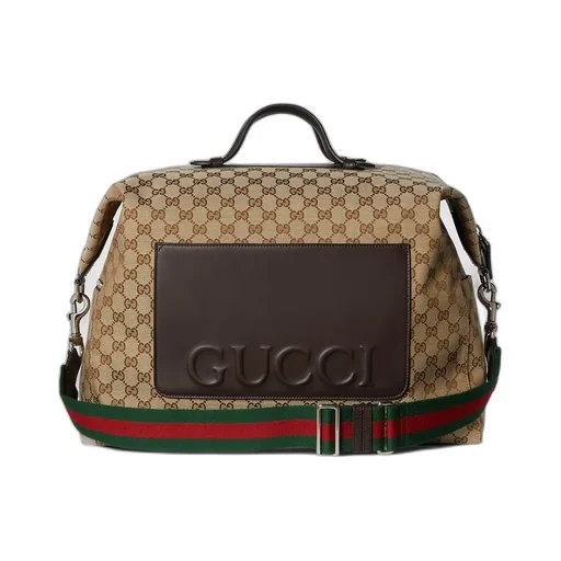 Gg Canvas Medium Duffle Bag
