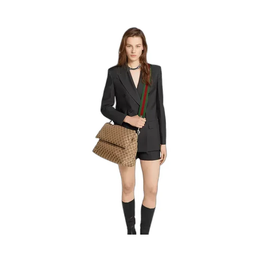 Medium Gg Crossbody Bag With Web