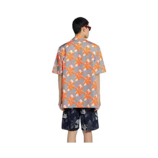 Printed Cotton Poplin Shirt