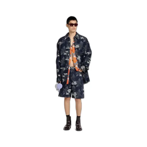 Printed Cotton Poplin Shirt