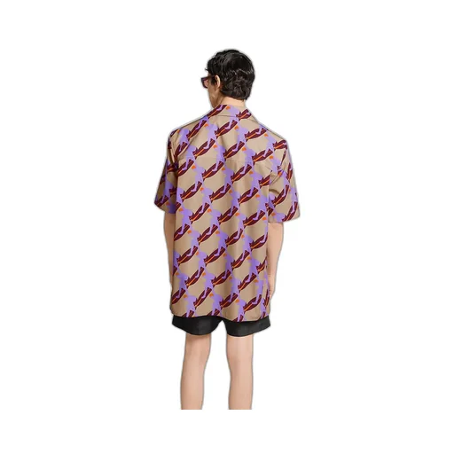 Printed Light Cotton Poplin Shirt