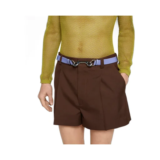 Thin Belt With Double Snap Hook Buckle