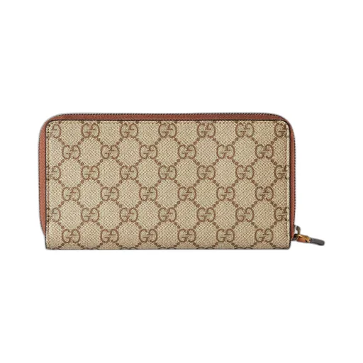 Gg Emblem Zip Around Wallet