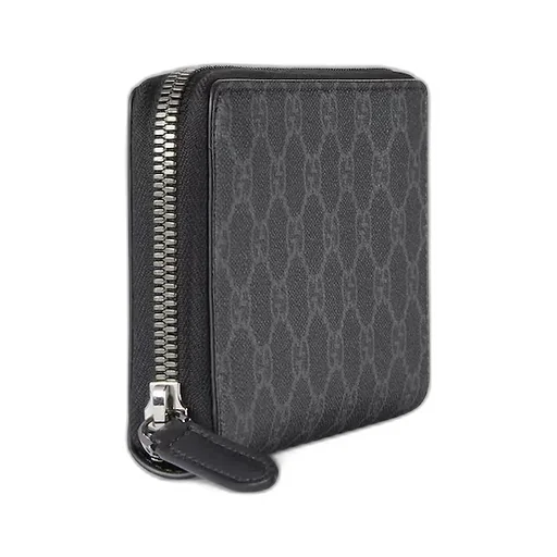 Gg Emblem Zip Around Wallet