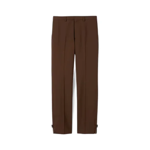 Embossed Wool Twill Pants