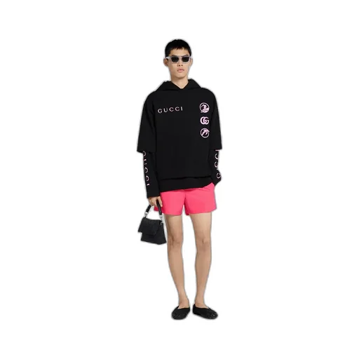 Printed Cotton Jersey Long-Sleeve T-Shirt