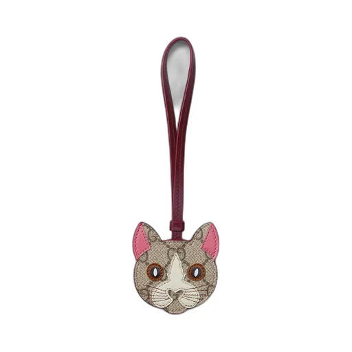 Cat-Shaped Bag Charm