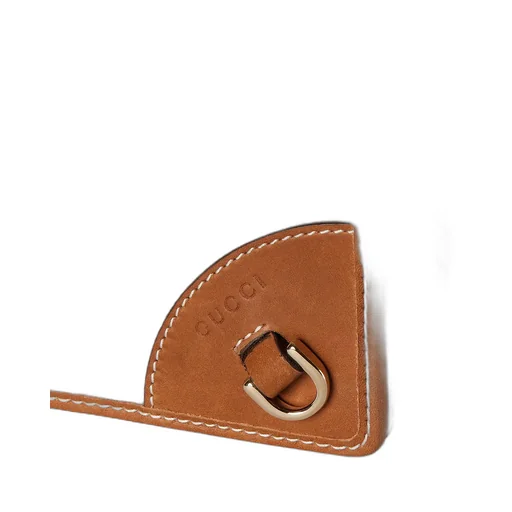 Gg Emblem Wallet With Leather Strap