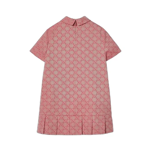 Children's Gg Cotton Twill Dress