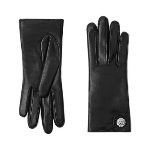 Leather Gloves With Double G