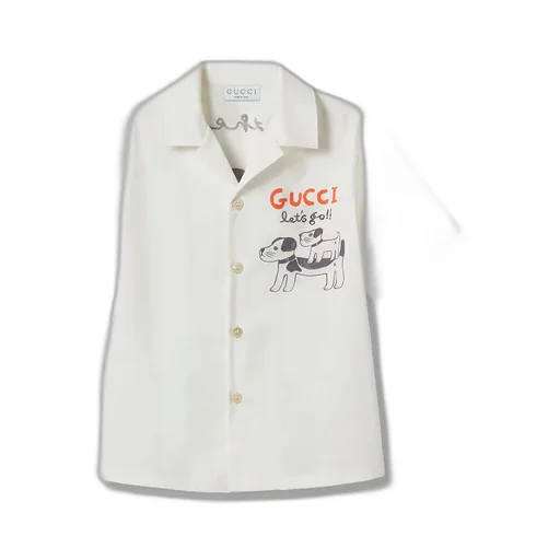 Children's Printed Cotton Shirt
