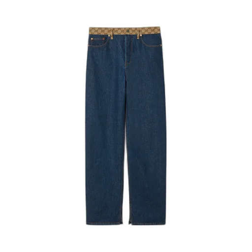 Boyfriend Fit Denim Trouser