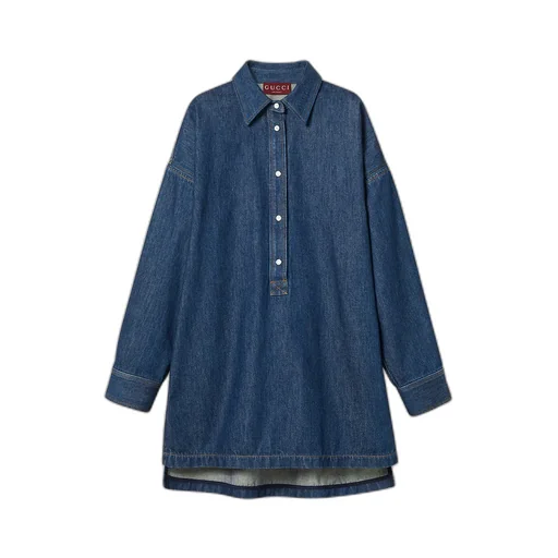 Embroidered Denim Shirt