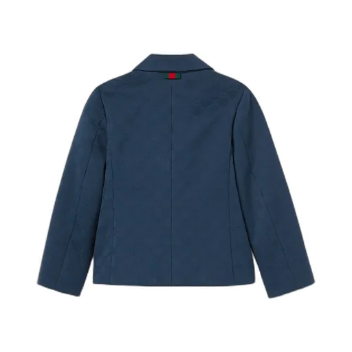 Children's Gg Cotton Jacket With Web