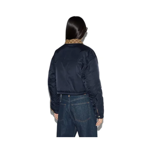 Reversible Gabardine Nylon Jacket