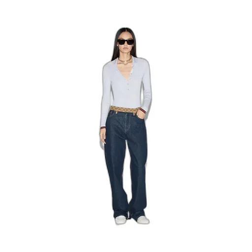 Boyfriend Fit Denim Trouser