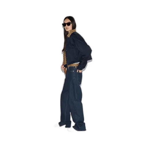 Boyfriend Fit Denim Trouser