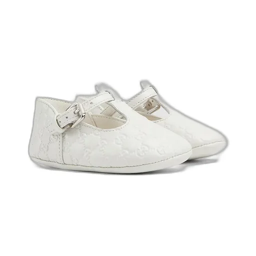 Baby Mini Gg Leather Ballet Flat
