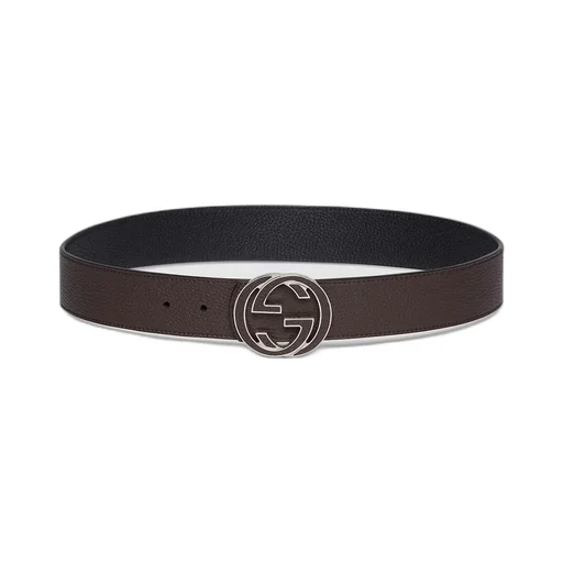 Reversible Belt With Interlocking G Buckle
