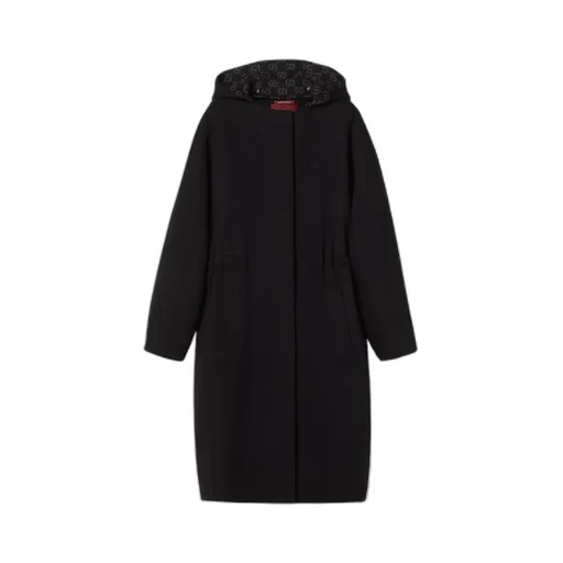 Embroidered Wool And Silk Coat