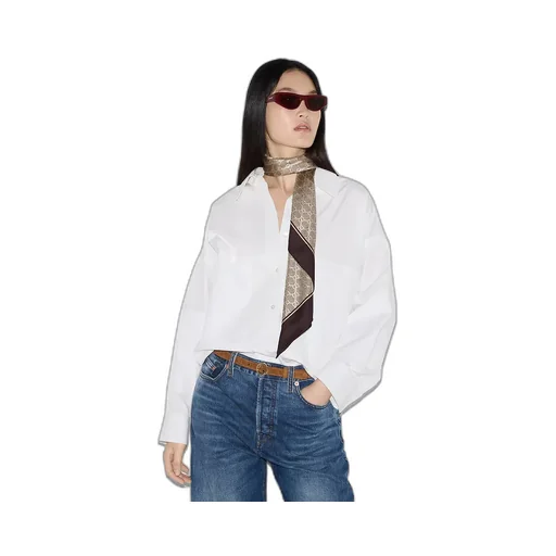 Laminated Printed Silk Twill Carré