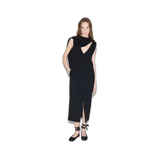 Acetate Viscose Sable Dress
