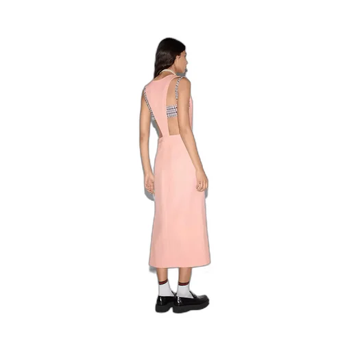 Wool Silk CrÊPe Dress