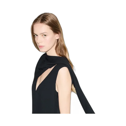 Acetate Viscose Sable Dress
