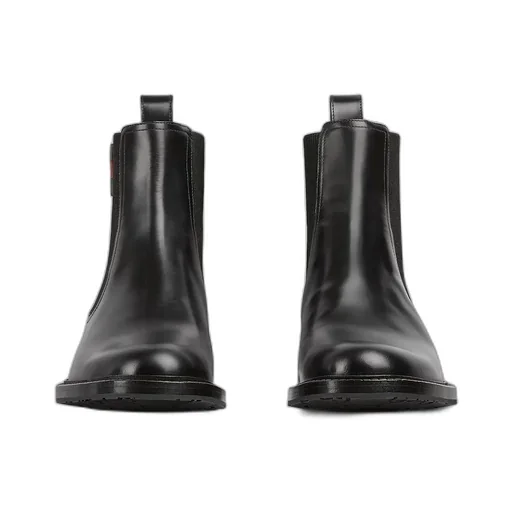 Ankle Boot With Leather Web